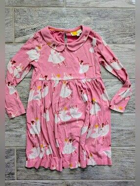 Mini Boden EUC 7-8 Pink Ballerina Dress